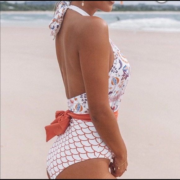 •JUST IN &LAST 1•NWT CupShe Orange Dream 1 Piece • - Picture 3 of 16